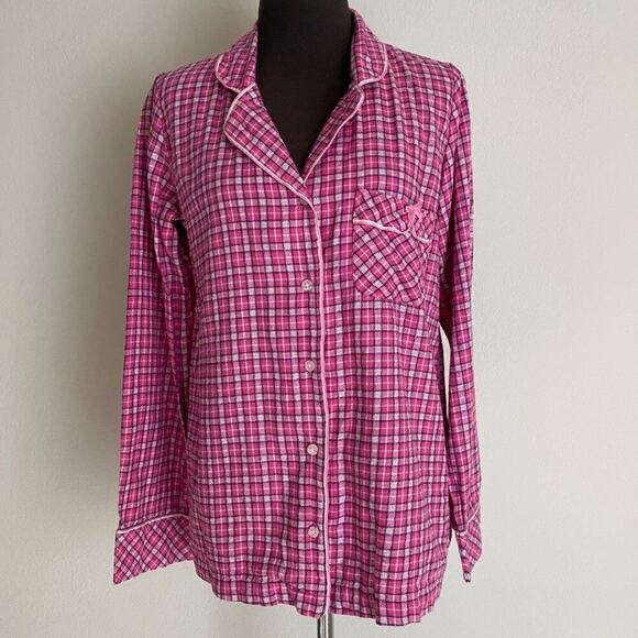 Victoria's Secret sz S button down pocket sleep pajama‎ top NWOT - Picture 1 of 7